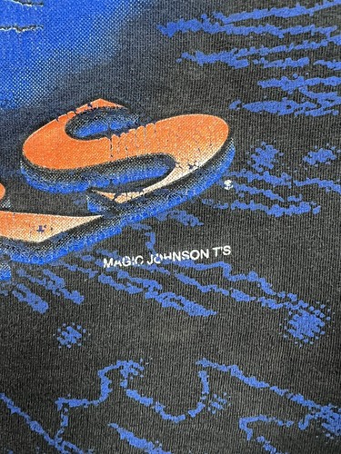 Vintage Florida Gators 90’s All Over Print T-Shirt L Magic Johnson Ts UF Black - Picture 3 of 9