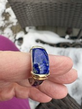 Sterling Lapis Ring