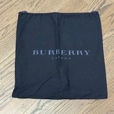 Burberry London Dust Bag Logo Handbag Shoe Storage Cover 16x16 Navy Blue