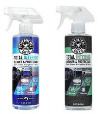 Total Interior Cleaner Protectant New Car Smell Bundle 16 oz, Multi-Surface