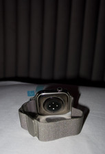 Apple Watch Series 10 46mm Natural Titanium LTE w/ Red Solo Loop - Excellent