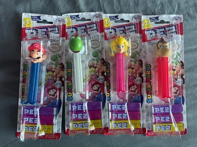Nintendo Super Mario Brothers Pez Dispenser Set Lot Of 4 yoshi princess Ape