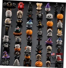 50pcs Halloween Mini Resin Figurines for Crafts Tiny 50 Mini Resin Figurines