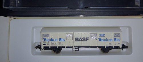 ARNOLD        4456  ged. Güterwagen Typ Gbs 252 "BASF" der DB in OVP; Spur N | Zustand: Neu