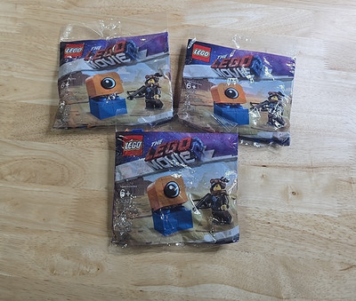 SET OF 3 LEGO Movie 2 LUCY VS ALIEN INVADER 30527 Polybag Building Set