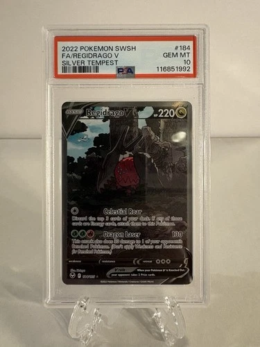 Regidrago V 184/195 Swsh12: Sword & Shield - Silver Tempest 🔥PSA 10🔥
