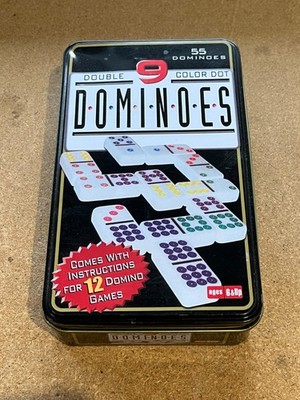 DOPPEL 9 DOMINO-SET - 55-TEILIG - KOMPLETT - KOSTENLOSER VERSAND IN UK!!