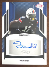 2024 Sage Football SHANE HOOKS Autograph Rookie Card #A-SH2