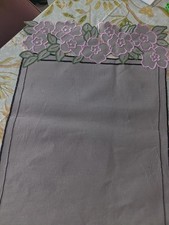 Table Runner. handmade cutwork embroidery.