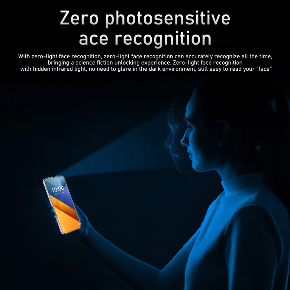 Teléfono inteligente 4G desbloqueado de fábrica doble SIM Android 13 teléfono celular 4 GB RAM 64 GB ROM Foto 2 de 4