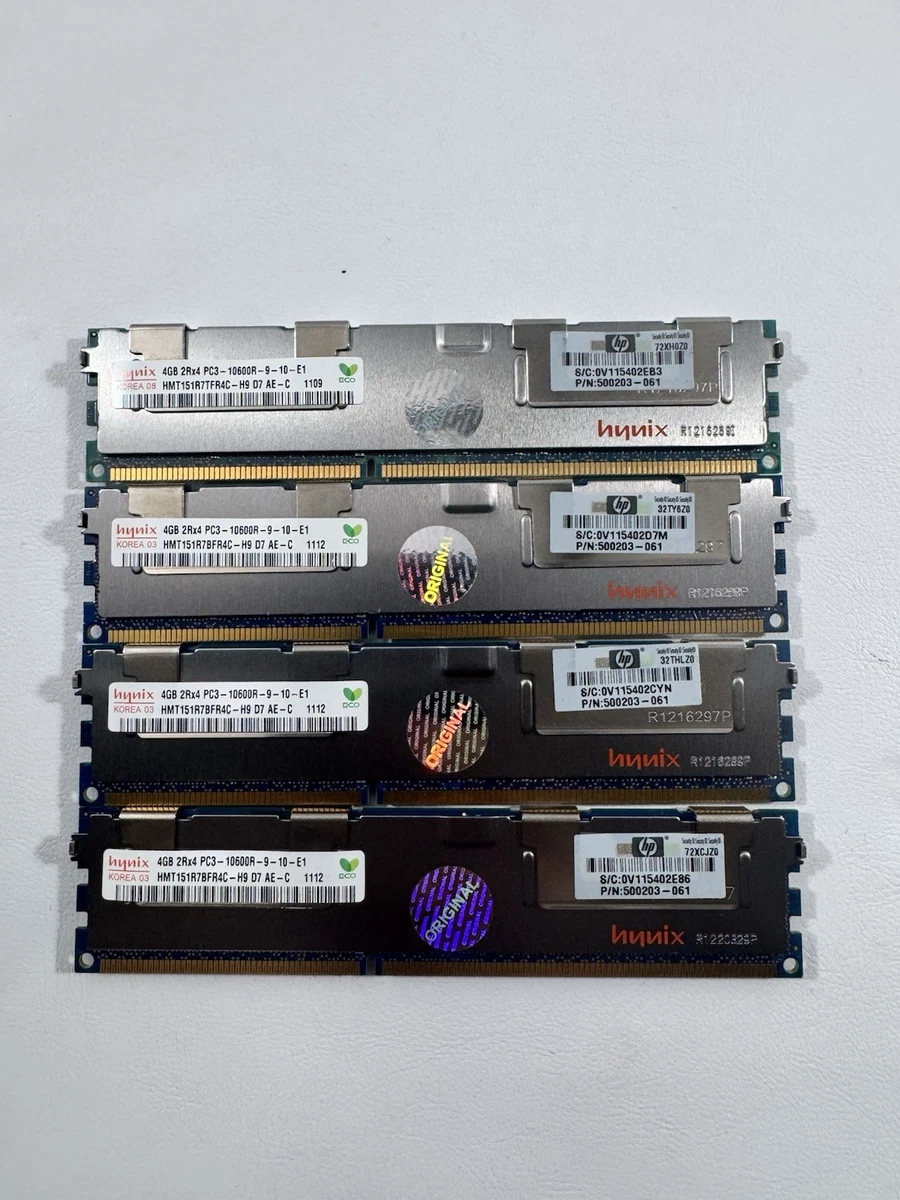 PC3-10600R (DDR3-1333) Bus Speed Network Server Memory (RAM) for