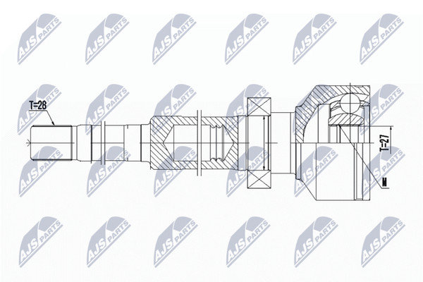 NTY Gelenksatz, Antriebswelle NPW-VV-099 FüR Volvo-image