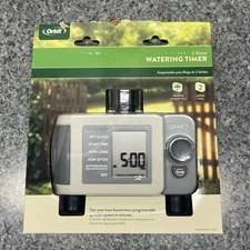 Orbit 2-Outlet Watering Timer with Electronic Control Hose Faucet Timer 24621