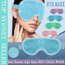 Gel Beads Eye Spa HOT/COLD MASK Reusable Cooling Ice Pack Pain Relief Tired Eyes