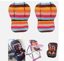2-Pack Stroller Car Seat High Chair Waterproof Pad Cushion