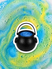 Magic Potion Bath Bomb Blue  Green Color-Changing Shimmer 