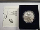 Uncirculated 2014 One Once Silver Eagle Burnished OGP