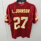 Vintage Reebok NFL Kansas City Chiefs Larry Johnson #27 Jersey Youth M (10-12)
