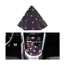 Bling Car Shift Boot Cover, Rhinestone Manual Auto Vehicle Gear Shifter Knob Boo