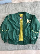Vintage Starter Jacket Men’s Sz M Made in USA 90’s Oakland Athletics