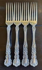 Gorham Sterling Silver Buttercup 4 Forks 7” (176 Grams)