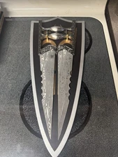 16 Inch Katar India Push Dagger With Display Stand (Sword, Knife)