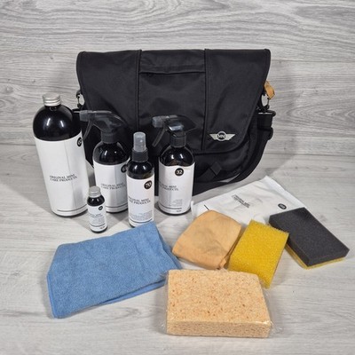 Mini Cooper Auto Reinigungsset in Tasche offizielles Mini Zubehör schwarz Tasche für Auto