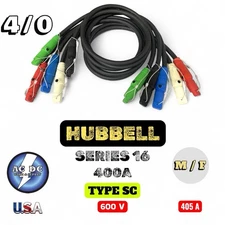 CAM LOCK 4/0 TYPE  SC Entertainment ,Generator Power Cables  5 CABLE SET,w CAPS