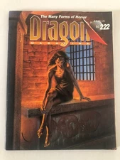 Dragon Magazine No 222: The Many Forms of Horror by Kim Mohan (1995) Vintage RPG