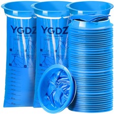 YGDZ 45 Pack Vomit Bags - Disposable Barf Bags for Travel, Motion Sickness, N...