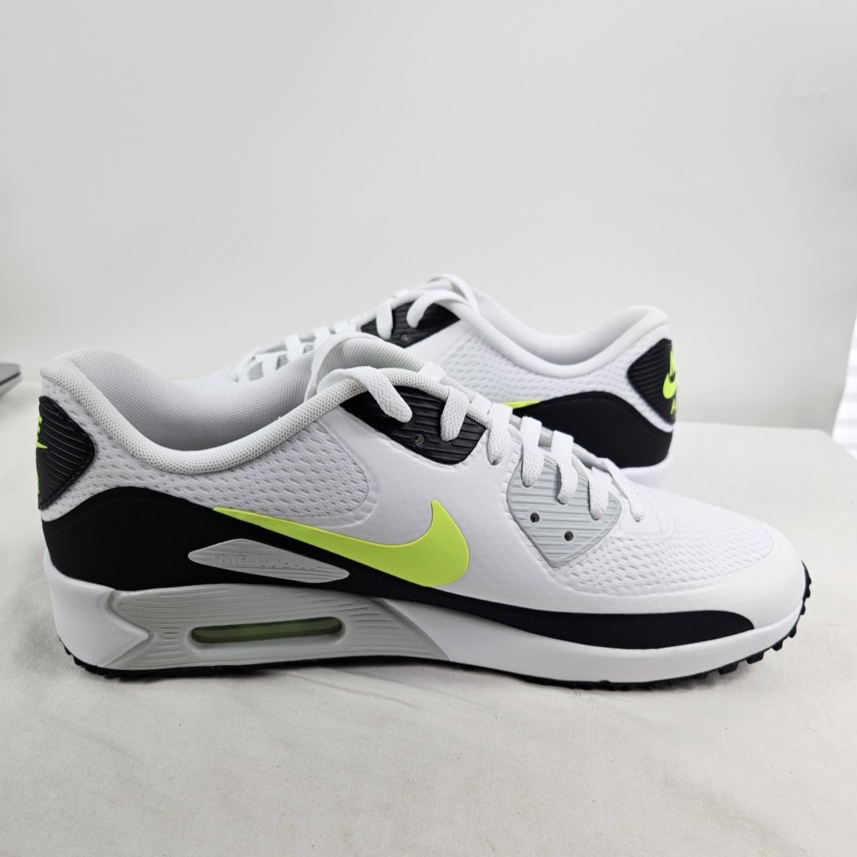 Nike Air Max 90 G Golf White Lime Black HV9305-103 New Men's Size