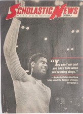 Vintage 1983 Scholastic News John Drew Drugs Sports Olympics Preview Kids News