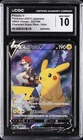 2021 POKEMON VMAX CLIMAX JAPANESE #222 PIKACHU V CGC 10 GEM MINT