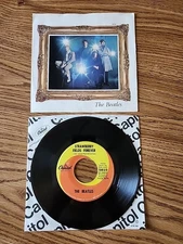 The Beatles "Strawberry Fields Forever" 1967  east 7" pic sleeve vg+ cond USA