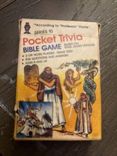 Vintage Pocket Trivia Bible Game Series 10 According To Professor Hoyle