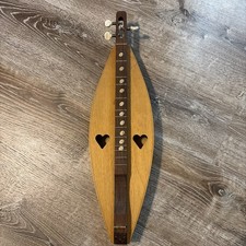 Vintage 3-String Appalachian Dulcimer Unbranded Heart Shape