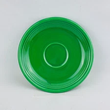 Vintage Fiesta Medium Green Saucer HLC Homer Laughlin Fiestaware