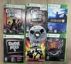 EPIC Lot of 7 Xbox 360 Guitar Hero 1 2 3 5 Smash Hits Warriors Of Rock Live