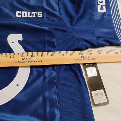 Indianapolis Colts Jersey NFL Team Apparel Size Youth 14-16 New With Tags - Bild 9 von 10