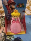 Super Mario Princess Peach Collectible Figure Pink Dress Unopened