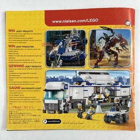 LEGO Bionicle 8994 Baranus V7 Battle Vehicles w/ Manual Missing 7 Pieces