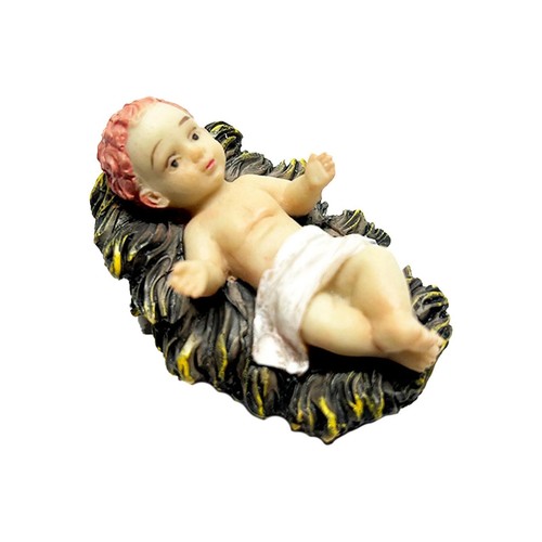Resin Statue Nativity Figurines Religious Decors Baby Jesus Figure for Dinning - Picture 4 of 7