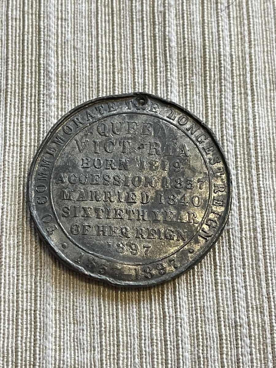 コレクション VICTORIA REGINA NO DATA COIN ANTIQUE COIN MEDAL 1837-1897 60 YEAR QUEEN VICTORIA REGINA 1