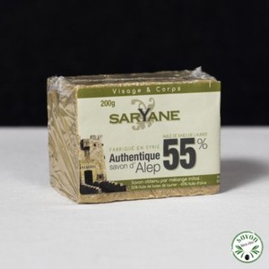 Savon D Alep 55 Huile Baie Laurier Saryane 200 Gr Ebay