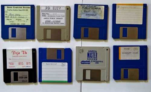 AMIGA Floppy Disk Collection - Various utilities, mostly music related.