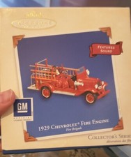 2003 Hallmark Ornament 1929 Chevrolet Fire Engine Fire Brigade 1st in Series NIB