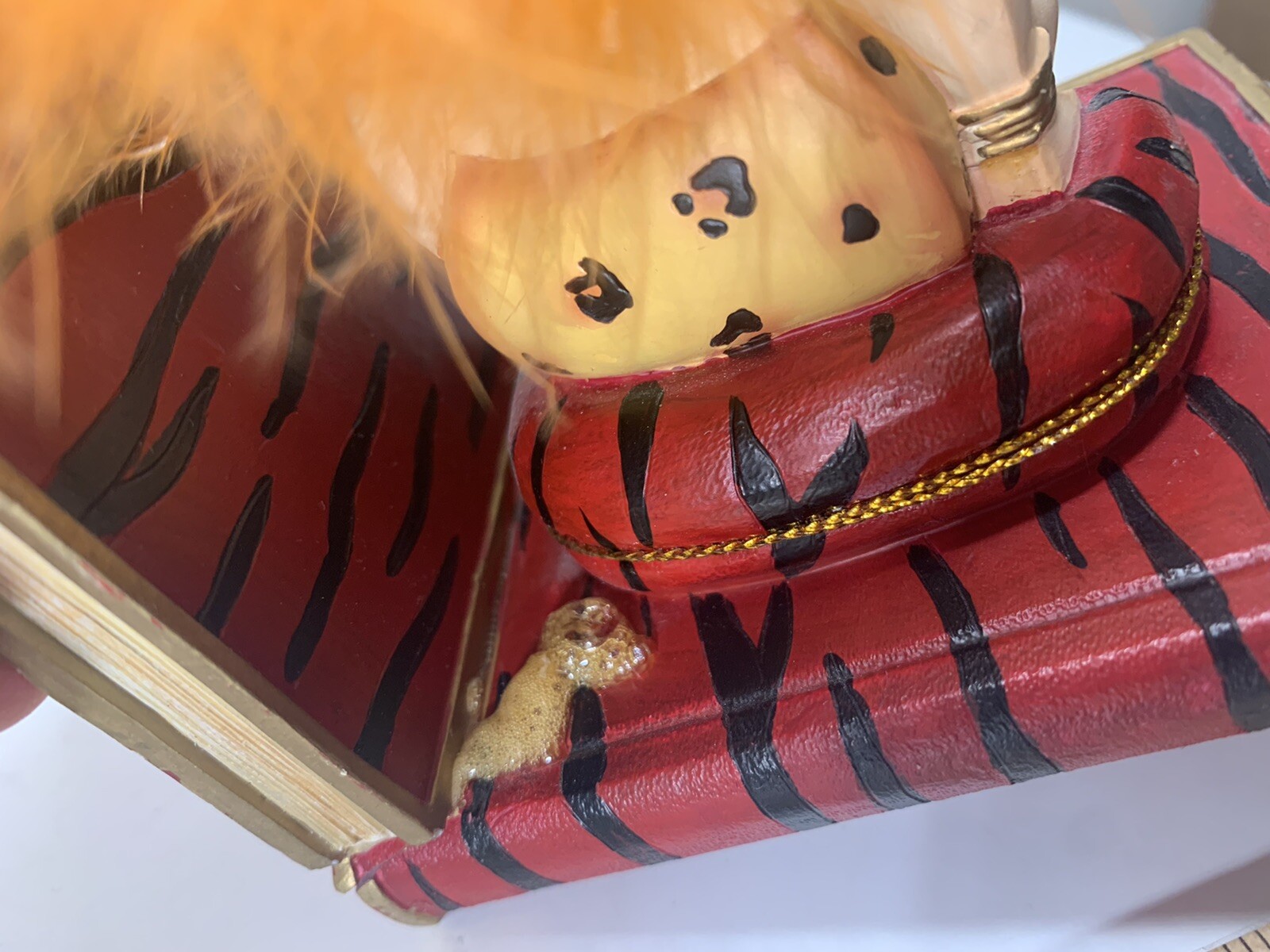 Axicon World Imports Inc. Fun Orange Feather Hair Lady in Leopard Bookends READ