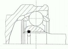 SKF VKJA 3171 Gelenksatz Antriebswelle FIAT FORD Antriebswellengelenk