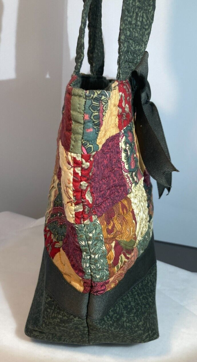 Donna Sharp Quilted Patchwork Multi-colored Purse… - image 17