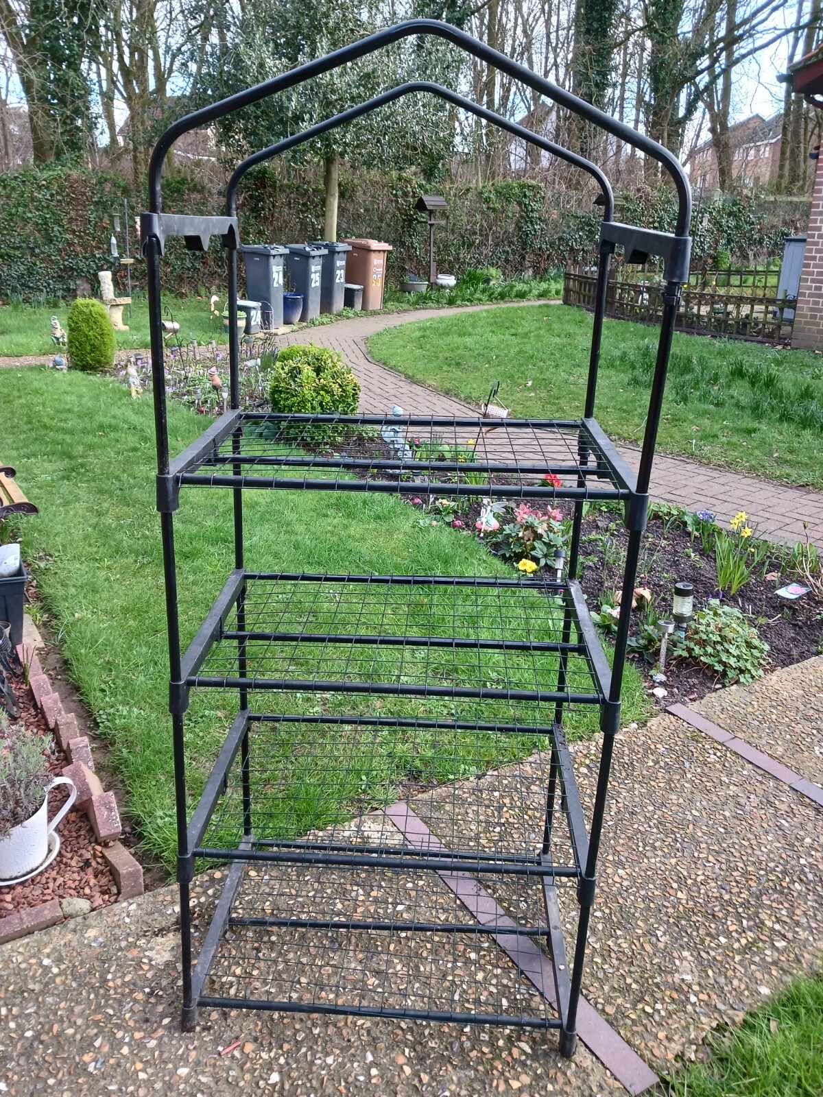 5ft Mini greenhouse frame Without Cover/ Greenhouse Staging eBay